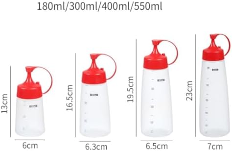 Kleye 5-Piece Condiment Squeeze Bottles Set