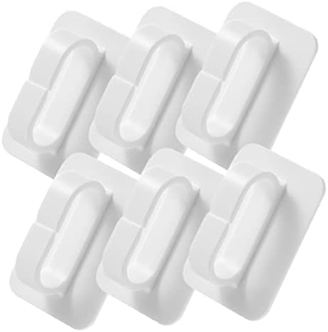 SOLUSTRE 6Pcs Heavy Duty Adhesive Wall Hooks