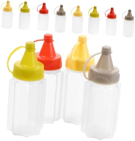 CIYODO 12pc Mini Condiment Squeeze Bottles Set