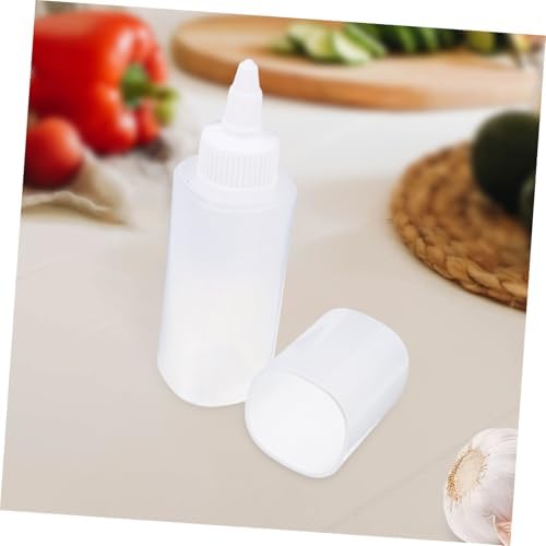 2pcs Condiment Squeeze Bottles for Honey and Salad Dressing