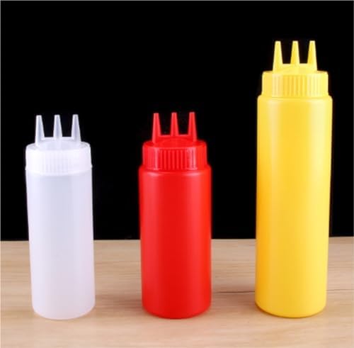 KLEYE 450ml White Condiment Squeeze Bottle 1