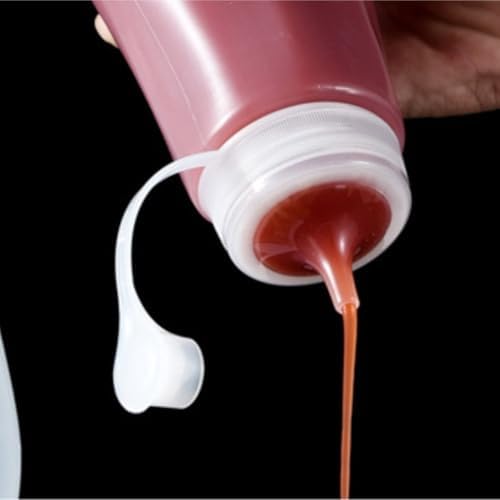 KLEYE 5 Pack Squeeze Bottles for Sauces
