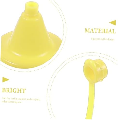 4PCS Reusable Condiment Squeeze Bottles for Kitchen Use 1