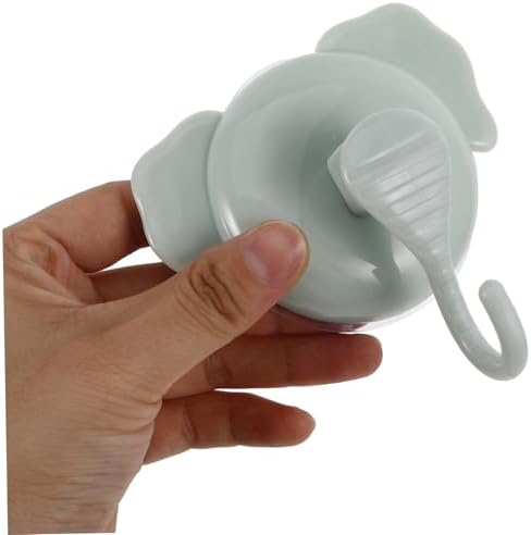GLEAVI 4Pcs Strong Suction Cup Hooks No Drill Bathroom Organizer