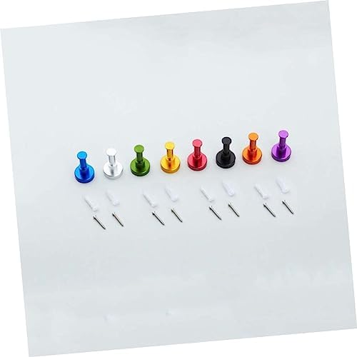 10 Pack Solid Aluminum Wall Hooks