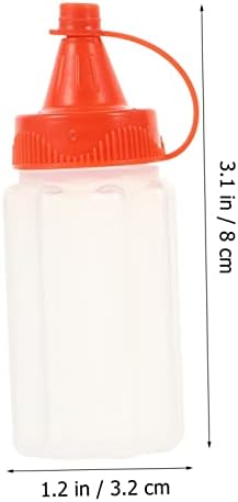CRILSTYLEO Squeeze Sauce Bottles Set for Fresh Storage