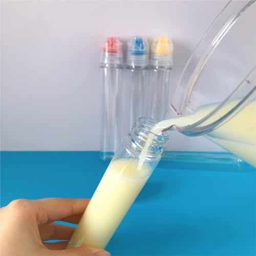 KLEYE 6-Pack Yellow Condiment Squeeze Bottles