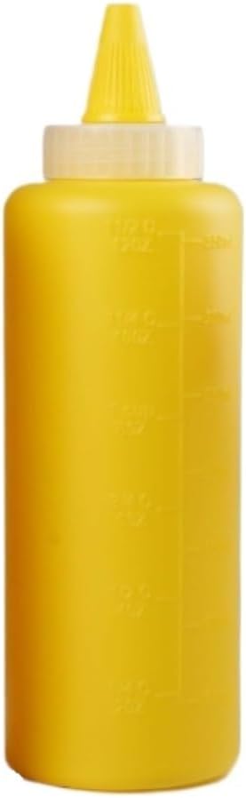 KLEYE 5PCS Salad Sauce Squeeze Bottles with Scale