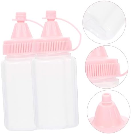 MAGICLULU 4PCS Reusable Condiment Squeeze Bottles