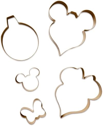 Disney Mickey and Minnie Mouse Holiday Cookie Cutter Set 1