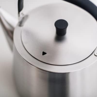 DrHOWS 35L Stovetop Tea Kettle - Food Grade Stainless Steel Foldable Handle