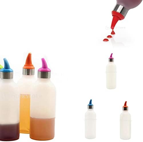 Misppro 2 Piece Condiment Squeeze Bottle Set