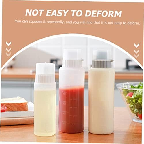 HOLIDYOYO Squeeze Salad Dressing Bottles for Kitchen Use