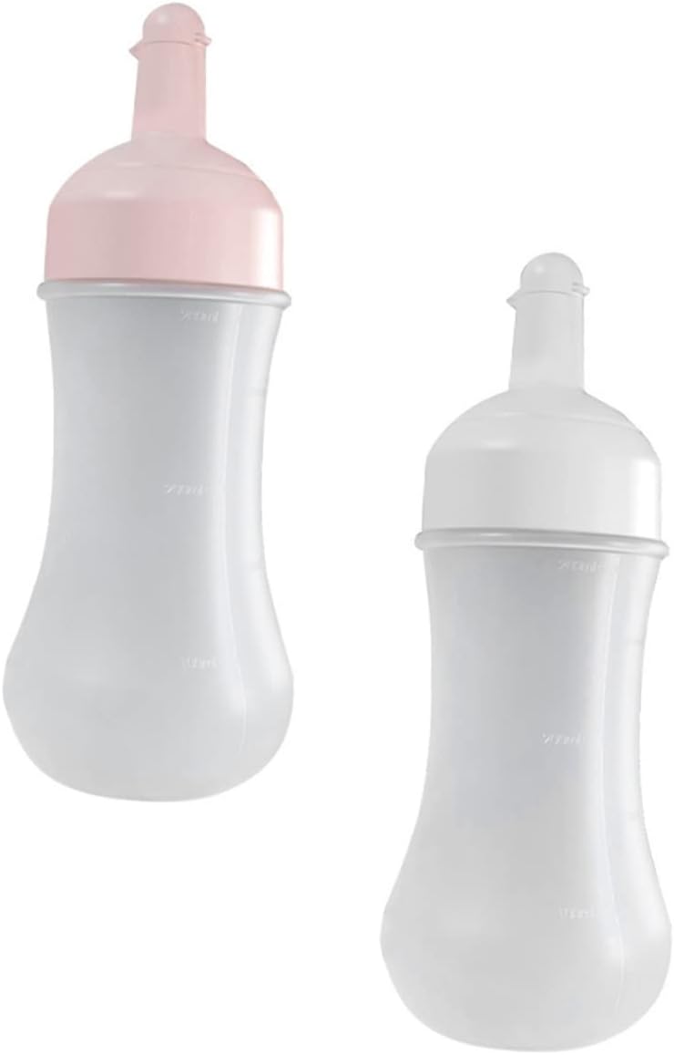 2Pcs 350ml Squeeze Sauce Bottles with Measurement Markings