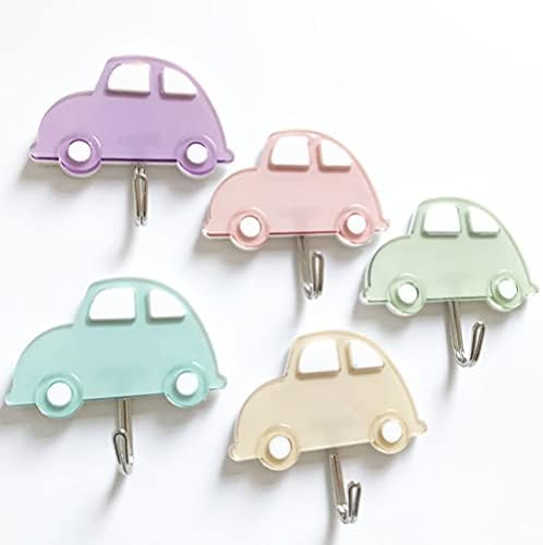Zerodeko 3PCS Adhesive Wall Hooks Cloud Design Key Holder