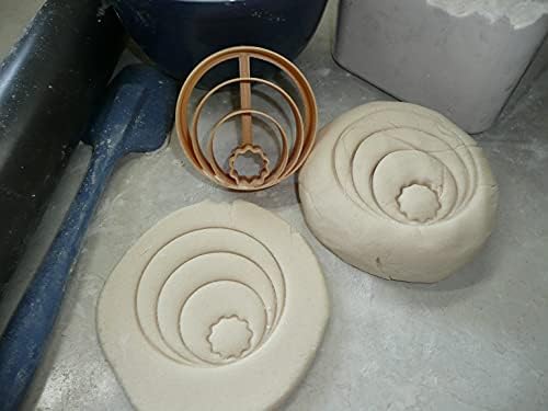 YNGLLC CIRCLE CONCHA CUTTER 35 Inch Diameter Gold 1