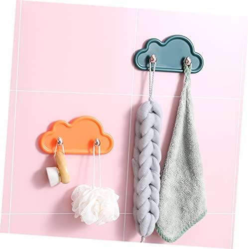 POPETPOP 4pcs Space-Saving Cloud Hangers Wall Hooks