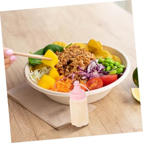 CIYODO 4pcs PP Condiment Squeeze Bottles