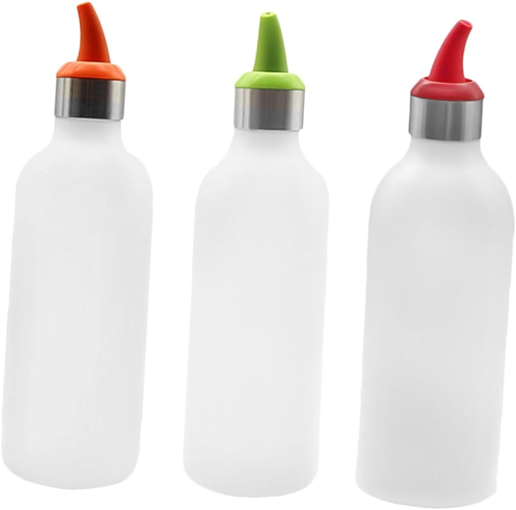 HOLIDYOYO 3pcs Condiment Bottle Set