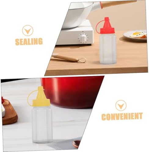 CIYODO Multipurpose Mini Condiment Bottles 8 Pcs Leak Proof for Kitchen Travel