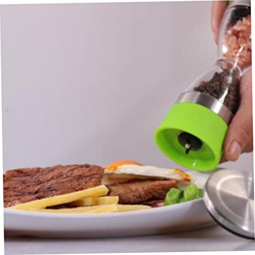 VINTORKY Manual Ceramic Pepper Mill Green Double Side 1