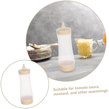 Pamingono Condiment Squeeze Bottles Set Leakproof