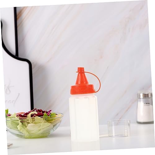 DECHOUS 2 Sets Condiment Bottles with Lids for Kitchen Storage 1