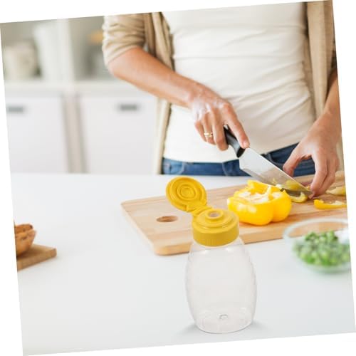 VOSAREA Squeezable Condiment Bottles for Salad Dressing and Sauces