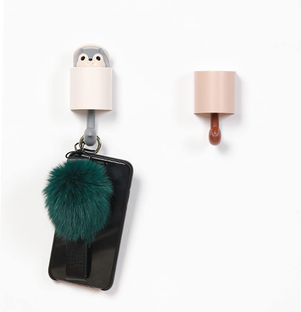 Cute Squirrel Keychain Hooks for Kids and Home Decoration