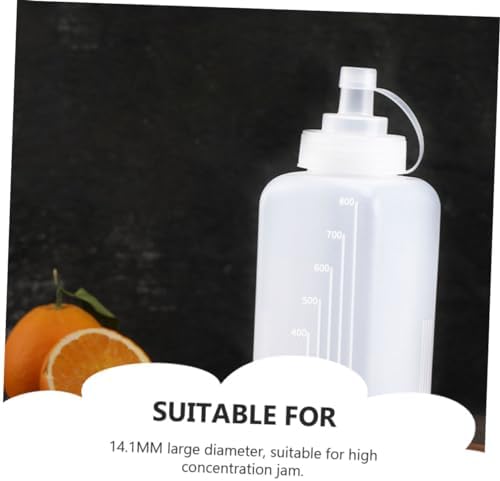 CIYODO Condiment Squeeze Bottles for Kitchen Picnic Use