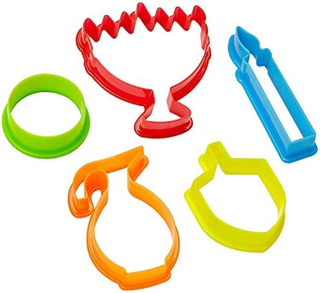 The Kosher Cook Hanukkah Cookie Cutters 5 Piece Set