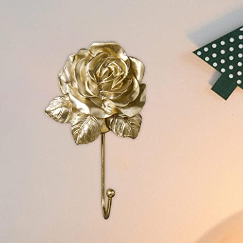 Rose Hook Key Holder for Bag and Coat Gold