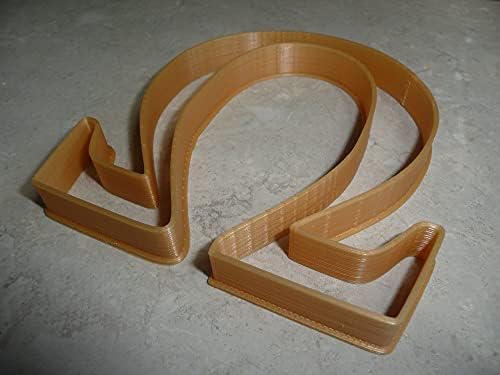 Omega Greek Letter Fraternity Cookie Cutter - Gold Made in USA