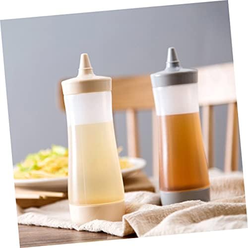 HOLIDYOYO 2pcs Condiment Squeeze Bottles Reusable