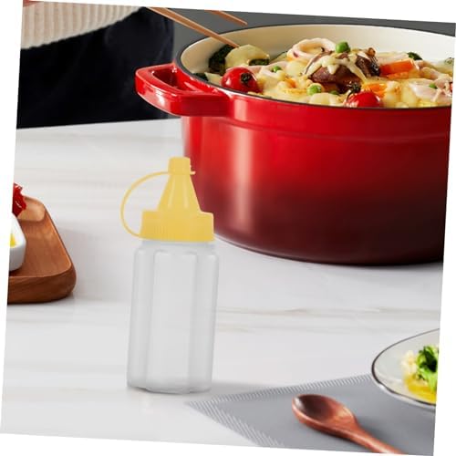CIYODO Mini Squeeze Bottles 4 in 1 Condiment Set for Travel