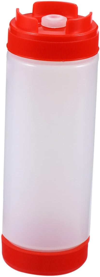 Dual Head Squeeze Bottles 20oz Ketchup and Sauce Dispenser