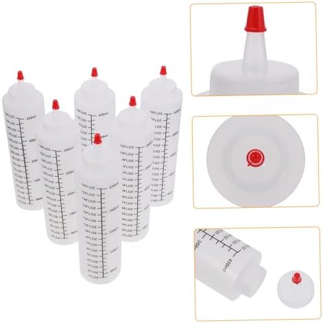HOLIDYOYO 6-Piece Condiment Squeeze Bottles Set