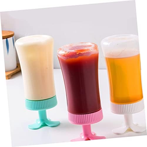 HOLIDYOYO Sauce Squeeze Bottle Leakproof Condiment Dispenser for Ketchup Mustard Dressing 1