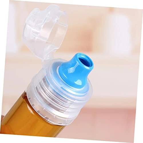 FELTECHELECTR 8pc Syrup Pump Apothecary Jars with Lids Set