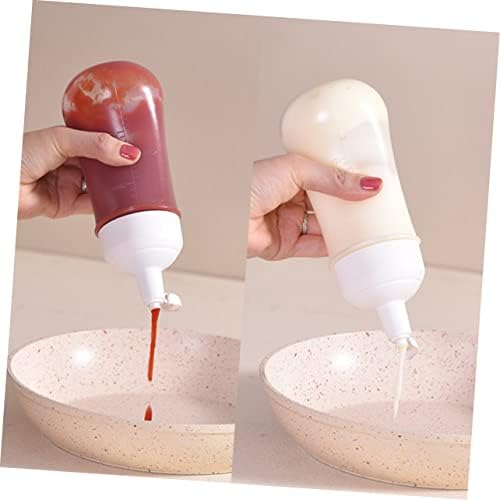 KICHOUSE 2Pcs Squeeze Condiment Bottles 350ml