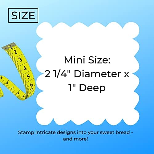 Mini Cross Design Concha Cookie Cutter Made in USA 1