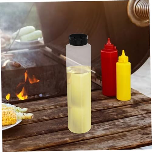 CIYODO 6pc 240ml Condiment Squeeze Bottles with Caps