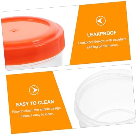 OKUMEYR Mini Salad Dressing Container with Lids PP