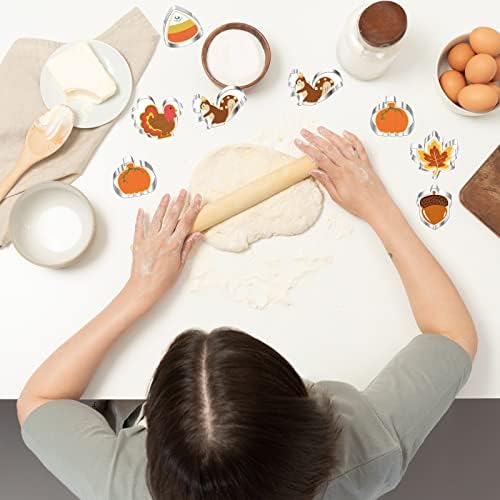 6PCS Thanksgiving Cookie Cutters Set Stainless Steel 1
