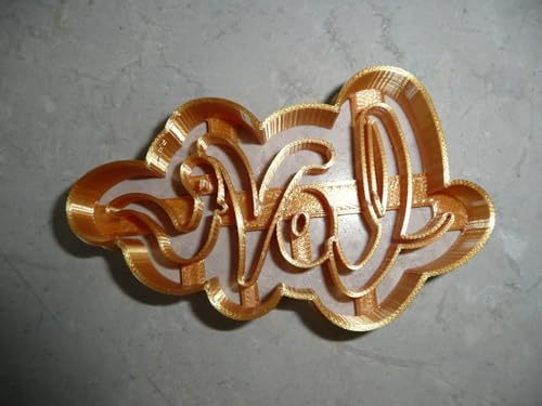 Love Word Cursive Letters Cookie Cutter Made in USA