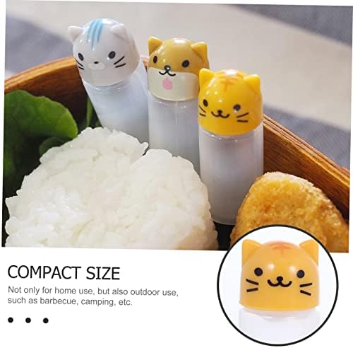 Mini Sauce Bottles Set 4pcs Cartoon Animal Shape Squeeze Bottles