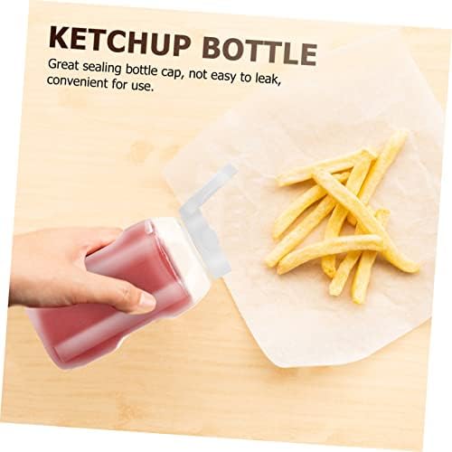CIYODO 4PCS Mini Sauce Bottles Safe Material Leakproof Kitchen Condiment Containers