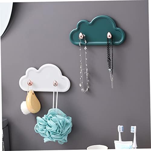 4Pcs Cloud Wall Hooks for Multi-Use Storage