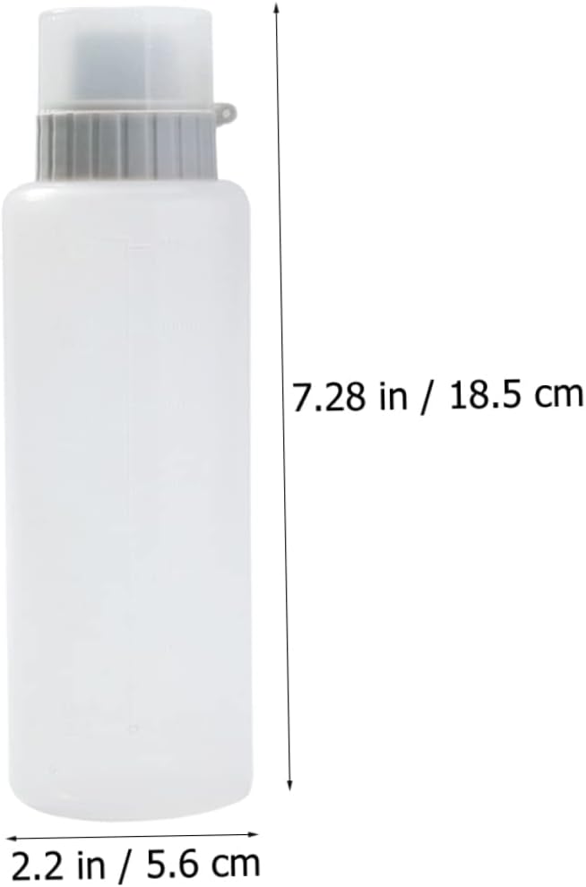 2pcs Reusable Condiment Squeeze Bottles Grey PP