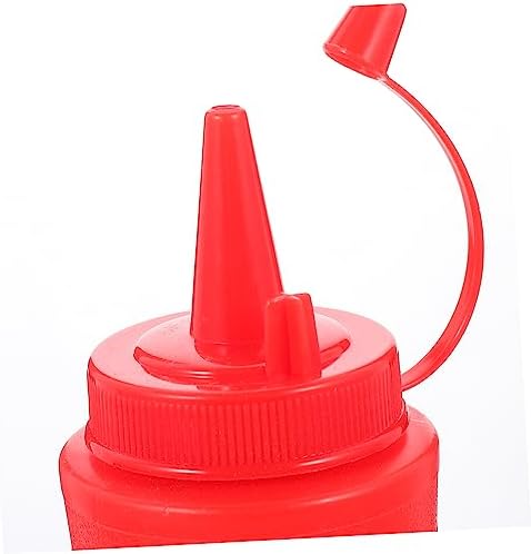 CIYODO 400ml Red Condiment Squeeze Bottle for Kitchen Use 1